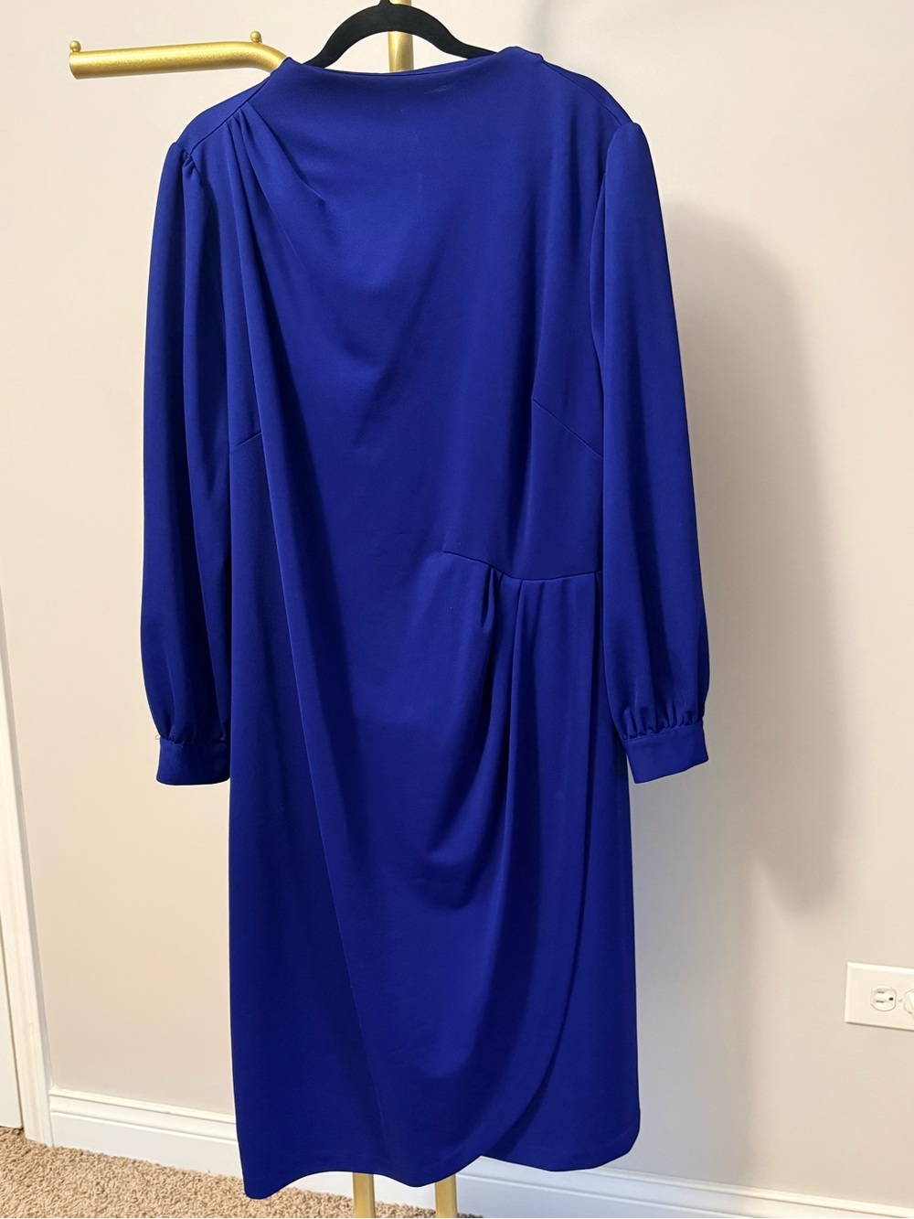 Eloquii Long-Sleeve Sz 20 Dress in Cobalt Blue